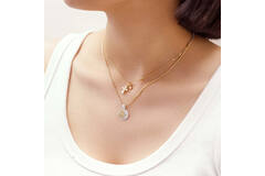  Pop Charms - Argent / GP 14 carats
